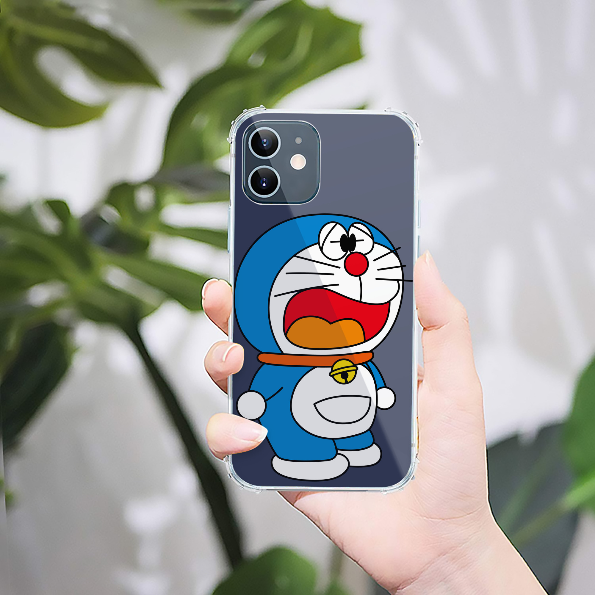 （画像用） ドラえもん Doraemon 【iPhone 12シリーズ対応】透明スマホケース（クリアソフトケース）